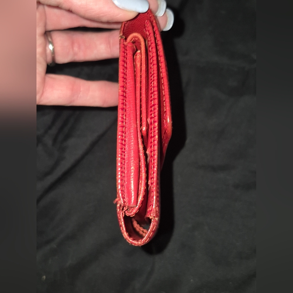 Louis Vuitton red epi Long Wallet  Authentic - Picture 3 of 8